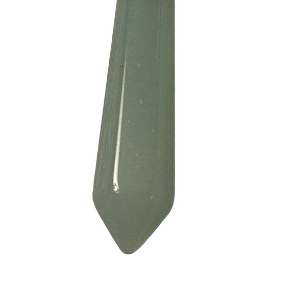 Silver Tone Green Aventurine Pendant - Picture 3 of 4